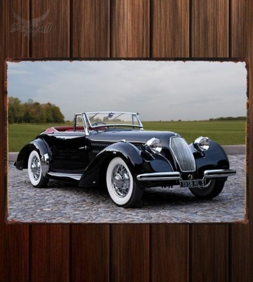 Металлическая табличка Talbot Lago T120 Roadster